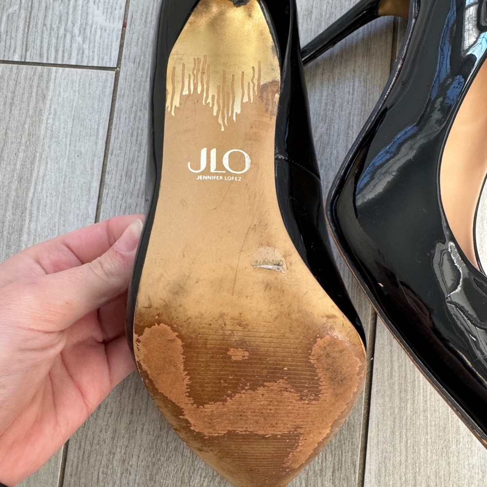JLO Black Heels